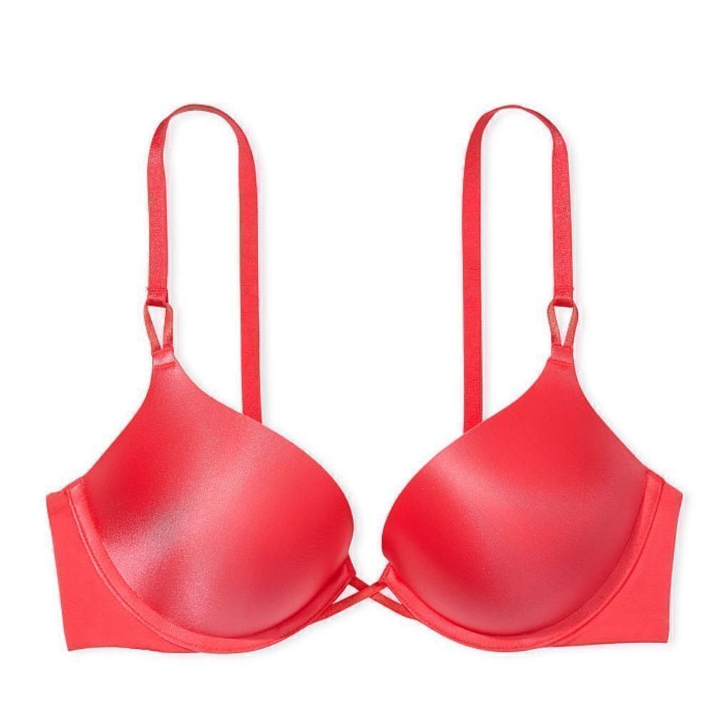 Victorias Secret Very Sexy Bombshell Add-2-Cups Push Up bra Wild Strawberry